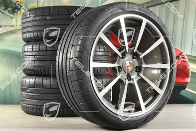 20-inch summer wheel set Carrera Classic, rims 8J x 20 ET57 + 9,5J x 20 ET45 + Pirelli PZero summer tyres 235/35 ZR20 + 265/35ZR20, without TPMS