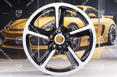 20-inch SportTechno wheel set, 8.5J x 20 ET57 + 10J x 20 x ET50, black high gloss