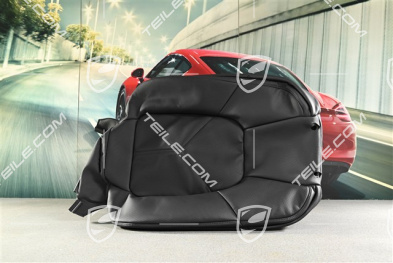 Front seat, Backrest cover, Black Leather Comfort seat, Vented / heated seats, L