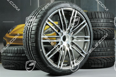 20-inch winter wheels set "Turbo", rims 8,5J x 20 ET51 + 11J x 20 ET56 + Pirelli winter tires 245/35 R20 + 295/30 R20, with TPM
