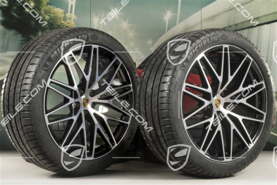 21" RS Spyder Design II summer wheel set, wheel rims 9,5J x 21 ET27 + 10J x 21 ET19 + Michelin summer tyres 265/40 R21 + 295/35 R21, with TPM
