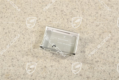 Dashboard / cup holder trim moulding, LHD, Galvano silver, L
