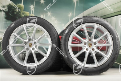 20-inch Cayenne COUPE Design winter wheel set, rims 9J x 20 ET50 + 10,5J x 20 ET55 +  Pirelli winter tyres 275/45 R20 + 305/40 R20, with TPMS