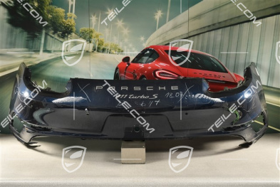 Turbo Facelift, Rear bumper lining, Park assist, reversing camera system USA
