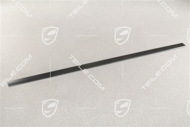 Moulding, alu, front door, Matt black, R
