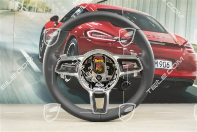 Basic steering wheel, Sport Chrono Package Plus, PDK, black