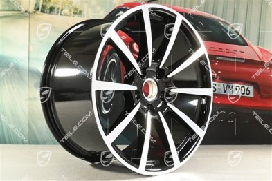 20" Felga Carrera Classic II, 11J x 20 ET52, czarny wysoki połysk