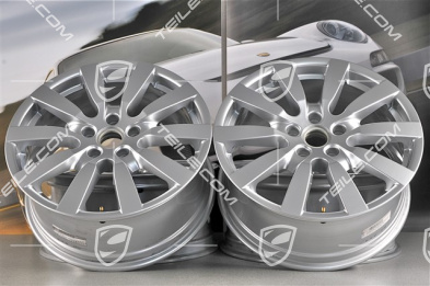 20" Komplet felg Cayenne SportDesign II, 9J x 20 ET57, srebrne