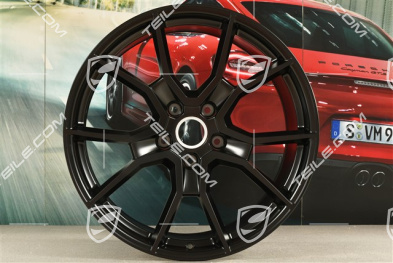 21" Felga Sport Turismo GTS / RS Spyder Design, 11,5J x 21 ET66, czarny satynowy mat