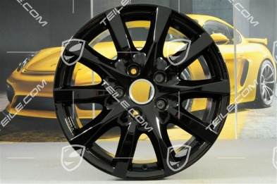 18-inch 'Cayenne' wheel, 8J x 18 ET53, black high gloss