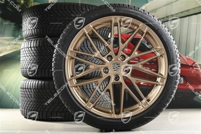 22" koła zimowe RS Spyder Design, felgi 9J x 22 ET29 + 11J x 22 ET47 + NOWE opony zimowe Pirelli 255/40 R22 + 295/35 R22, neodyme