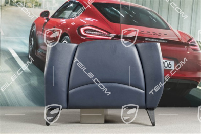 Back seat backrest, rear, leatherette, night blue, Coupe/Targa, L