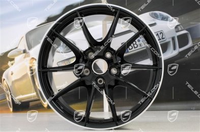 20" Felgensatz Carrera S III, 8J x 20 ET57 + 9,5J x 20 ET45, in Schwarz