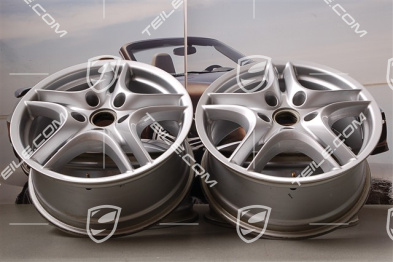 18-inch Cayenne Turbo II wheel set, 8J x 18 ET 57, Facelift