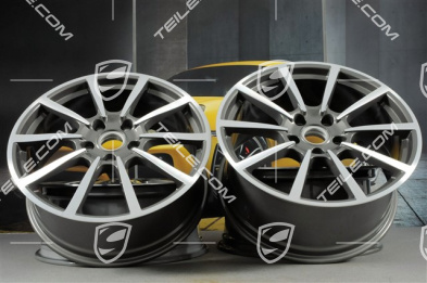 20-inch wheel rim set Carrera Classic II, 8J x 20 ET57 + 9,5J x 20 ET45