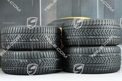 21" Koła zimowe, komplet "SportDesign", felgi 9,5 J x 21 ET71 + 10,5 J x 21 ET71 + opony zimowe Pirelli Sottozero III 275/35 R21 + 315/30 R21, czarny połysk