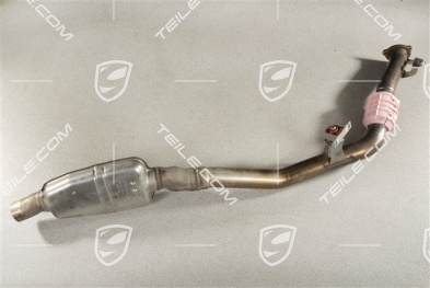 Exhaust pipe with front silencer, V6 Turbo 3,0L, L