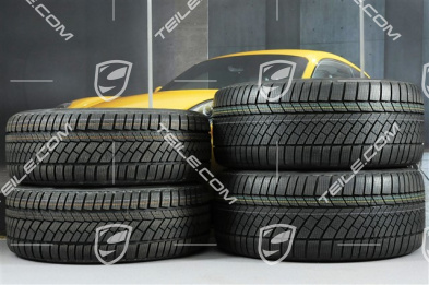 19" winter wheel set Cayman S, 8J x 19 ET57 + 9,5J x 19 ET45, winter tyres Continental WinterContact TS 830P 235/40 R19 + 265/40 R19, without TPMS, SportClassic Exclusive Design