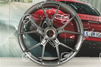 20"+21" GT3 Felgen Satz, 9,5J x 20 ET46 + 12J x 21 ET45, in Darksilver