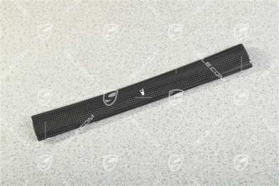 Dashboard / cup holder trim moulding, middle / centre, LHD, Carbon fiber