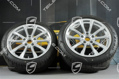 19" komplet kół letnich Boxster S, felgi 8J x 19 ET57 + 10J x 19 ET45 + NOWE opony letnie Pirelli P Zero 235/40 R19 + 265/40 R19