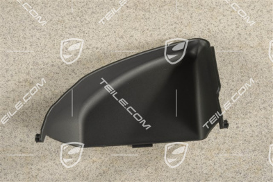 Prowadnica powietrza boczna do zderzaka sport design, Czarna, L