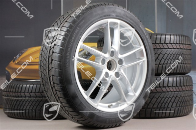 19" Panamera TURBO II koła zimowe, komplet, felgi 9J x 19 ET60 + 10J x 19 ET61 + opony zimowe Continental 255/45 R19+285/40 R19, czujniki ciśnienia