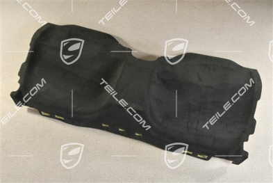 Verkleidung Teppich für Rückwand, Schwarz