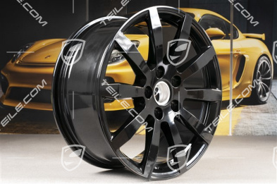 19-inch Cayenne S wheel rim, 8,5J x 19 ET47, black high gloss