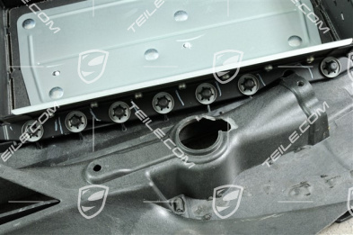 Dashboard, sea blue, damaged
