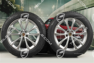 19" "Macan Design" koła zimowe komplet, felgi 8,5J x 19 ET21 + 9J x 19 ET21 + opony zimowe Pirelli 235/55 R19 + 255/50 R19, z czujnikami ciśnienia RDK