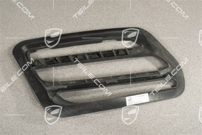 Frame air exhaust, black, L