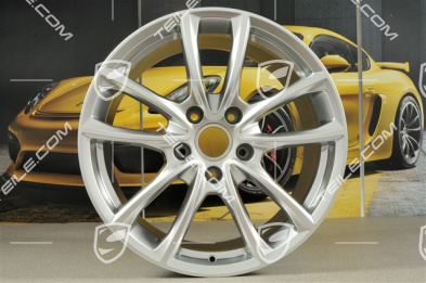 19-inch wheel rim Panamera S, 10,5J x 19 ET62, Brilliant Silver