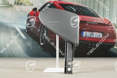 Front seat cap / cover / trim, Granite grey, L