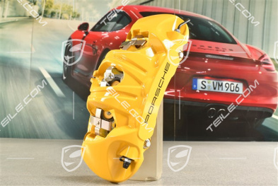 718 Spyder / Spyder RS, Front axle brake calliper, PCCB Yellow, L