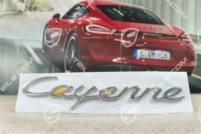 "Cayenne" Schriftzug / Logo, Chrom