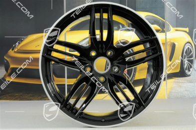 20" Felga, Sport Design, 11J x 20 ET52, czarny wysoki połysk