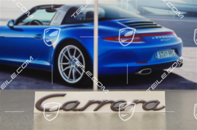 "Carrera" logo, Carrera S, steel grey