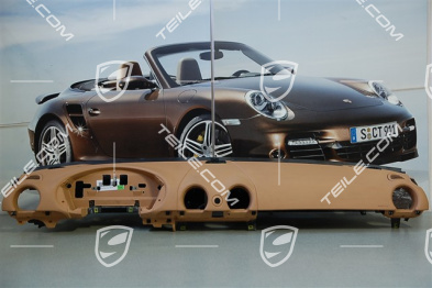 Schalttafel Verkleidung, Oberteil, Kunsleder, sandbeige