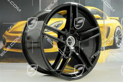 19-inch disc wheel Carrera, 11J x 19 ET69, black high gloss