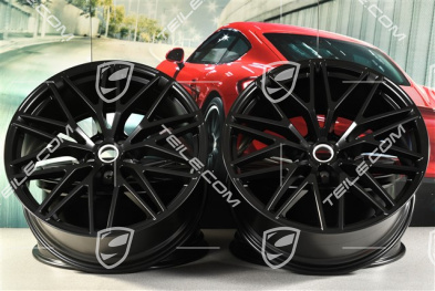 21" RS Spyder Design II Felgensatz, 9,5J x 21 ET27 + 10J x 21 ET19, schwarz seidenmatt