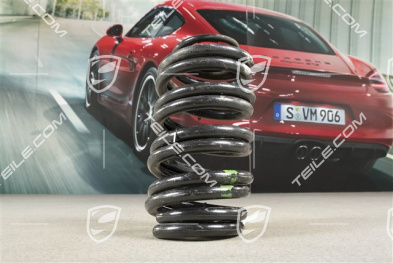 Schraubenfeder, HA, PASM, Sportfahrwerk C2/C2S Coupe, 6-Gang Schaltgetriebe, KENN- Blau