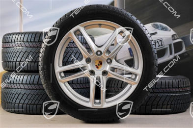19" Panamera TURBO koła zimowe, komplet, felgi 9J x 19 ET 60 + 10J x 19 ET61 + opony Continental 255/45 R19+285/40 R19, z czujnikami ciśnienia RDK