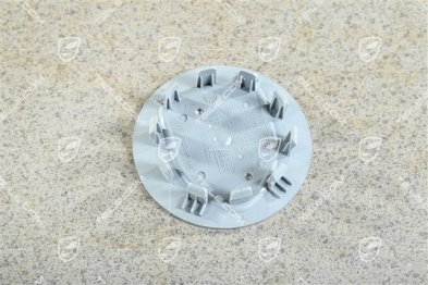 Hub cap, concave, emblem Turbonite / Rhodium, brilliant chrome