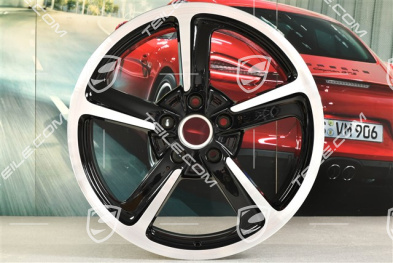 20" Felga Sport Techno, 11,5J x 20 ET68, czarny wysoki połysk