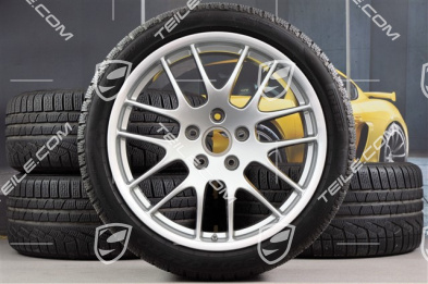 20" RS Spyder Winterräder Satz, Felgen 9,5J x 20 ET65 + 10,5J x 20 ET65 + NEUE Pirelli Winterreifen 255/40 R20 + 285/35 R20, mit RDK Sensoren