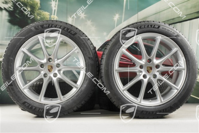 20-inch Cayenne Design winter wheel set, rims 9J x 20 ET50 + 10,5J x 20 ET64 + NEW Michelin winter tyres 275/45 R20 + 305/40 R20, with TPMS