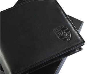 Portfel męski, Essential z wytłoczonym herbem Porsche