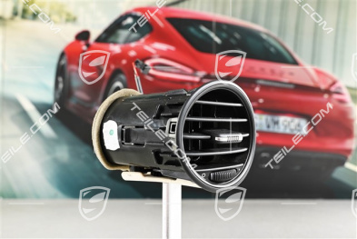 Dashboard side vent / defroster trim Black