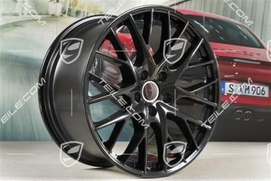 21" Felga Panamera Sport Design, 11,5J x 21 ET69, czarny połysk